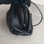 Bottega Veneta Mini Pouch Clutch/Crossbody Bag Black Leather with Silver Hardware #RRLT-1 - Image 8
