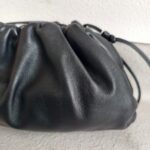 Bottega Veneta Mini Pouch Clutch/Crossbody Bag Black Leather with Silver Hardware #RRLT-1 - Image 6