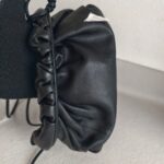 Bottega Veneta Mini Pouch Clutch/Crossbody Bag Black Leather with Silver Hardware #RRLT-1 - Image 27