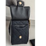 Chanel 25 Small AS5293 Black Raffia/ Calfskin and Gold Hardware #RORT-7 - Image 17