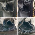 Chanel 25 Small AS5293 Black Raffia/ Calfskin and Gold Hardware #RORT-7 - Image 24