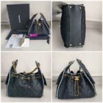 Chanel 25 Small AS5293 Black Raffia/ Calfskin and Gold Hardware #RORT-7 - Image 2