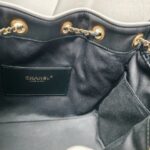 Chanel 25 Small AS5293 Black Raffia/ Calfskin and Gold Hardware #RORT-7 - Image 30