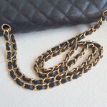 Chanel Classic Jumbo Double Flap Bag Black Grained Calfskin with Gold Hardware #RORK-3 - Image 19