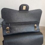 Chanel Classic Jumbo Double Flap Bag Black Grained Calfskin with Gold Hardware #RORK-3 - Image 20
