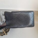 Chanel Classic Jumbo Double Flap Bag Black Grained Calfskin with Gold Hardware #RORK-3 - Image 9