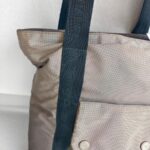 Chanel Shopper Gradient Brown Beige Nylon and Silver Hardware #RRER-5 - Image 3