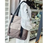 Chanel Shopper Gradient Brown Beige Nylon and Silver Hardware #RRER-5 - Image 40