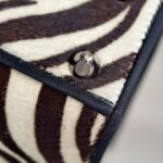 Dior Vintage Tote Brown/Black Pony Hair with Silver Hardware #RREK-1 - Image 11