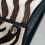 Dior Vintage Tote Brown/Black Pony Hair with Silver Hardware #RREK-1 - Image 13