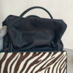 Dior Vintage Tote Brown/Black Pony Hair with Silver Hardware #RREK-1 - Image 24