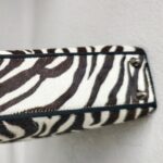 Dior Vintage Tote Brown/Black Pony Hair with Silver Hardware #RREK-1 - Image 8