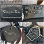 Dior Vintage Tote Brown/Black Pony Hair with Silver Hardware #RREK-1 - Image 20