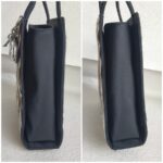Dior Vintage Tote Brown/Black Pony Hair with Silver Hardware #RREK-1 - Image 4