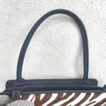 Dior Vintage Tote Brown/Black Pony Hair with Silver Hardware #RREK-1 - Image 16