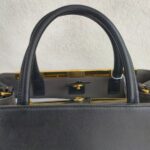 Fendi 2jours 2way Bag Black Leather with Gold Hardware #RRUO-4 - Image 18
