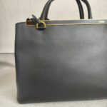Fendi 2jours 2way Bag Black Leather with Gold Hardware #RRUO-4 - Image 4