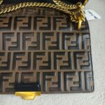 Fendi Kan I 3Way-Bag Black/Brown Leather with Gold Hardware #RRUO-5 - Image 5