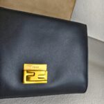 Fendi Kan I 3Way-Bag Black/Brown Leather with Gold Hardware #RRUO-5 - Image 22