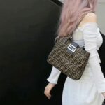 Fendi Vintage Shoulder Bag Brown Canvas with Leather and Silver Hardware #ROEC-1 - Image 30