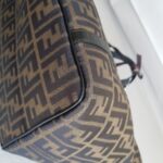 Fendi Vintage Tote Bag Brown Canvas with Leather and Gold Hardware #ROYR-6 - Image 13