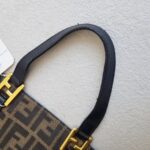 Fendi Vintage Tote Bag Brown Canvas with Leather and Gold Hardware #ROYR-6 - Image 17