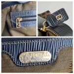 Fendi Vintage Tote Bag Brown Canvas with Leather and Gold Hardware #ROYR-6 - Image 20