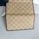 Gucci Wallet Brown Canvas with Leather and Gold Hardware #RREY-2 - Image 3