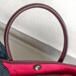 Hermes Garden Party 30 cm Maroon/Red Canvas with Leather and Palladium Hardware #RRYU-1 - Image 19