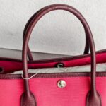 Hermes Garden Party 30 cm Maroon/Red Canvas with Leather and Palladium Hardware #RRYU-1 - Image 18