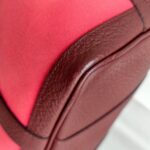 Hermes Garden Party 30 cm Maroon/Red Canvas with Leather and Palladium Hardware #RRYU-1 - Image 15