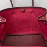Hermes Garden Party 30 cm Maroon/Red Canvas with Leather and Palladium Hardware #RRYU-1 - Image 27