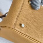 Hermes Mini Lindy Biscuit Clemence Leather with Palladium-plated Hardware #RRUC-3 - Image 13