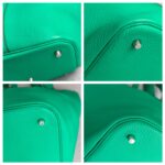 Hermes Picotin Lock GM 26cm Green Clemence Leather with Palladium Hardware #RRUC-2 - Image 8