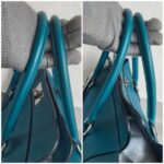 Hermes Toolbox 26cm Blue Evercolor Leather with Palladium Plated Hardware #RRUC-1 - Image 15