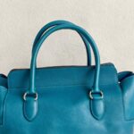 Hermes Toolbox 26cm Blue Evercolor Leather with Palladium Plated Hardware #RRUC-1 - Image 12