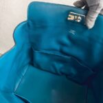 Hermes Toolbox 26cm Blue Evercolor Leather with Palladium Plated Hardware #RRUC-1 - Image 30