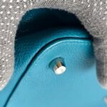 Hermes Toolbox 26cm Blue Evercolor Leather with Palladium Plated Hardware #RRUC-1 - Image 23