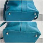 Hermes Toolbox 26cm Blue Evercolor Leather with Palladium Plated Hardware #RRUC-1 - Image 22