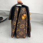 LV Pochette Metis Brown Monogram Coated Canvas with Leather and Gold Hardware #RRUY-2 - Image 7