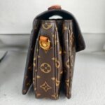 LV Pochette Metis Brown Monogram Coated Canvas with Leather and Gold Hardware #RRUY-2 - Image 8