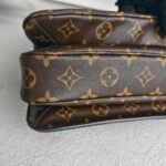 LV Pochette Metis Brown Monogram Coated Canvas with Leather and Gold Hardware #RRUY-2 - Image 13