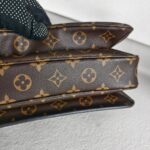 LV Pochette Metis Brown Monogram Coated Canvas with Leather and Gold Hardware #RRUY-2 - Image 14