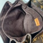 LV Pochette Metis Brown Monogram Coated Canvas with Leather and Gold Hardware #RRUY-2 - Image 34