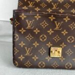 LV Pochette Metis Brown Monogram Coated Canvas with Leather and Gold Hardware #RRUY-2 - Image 25