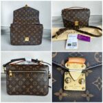 LV Pochette Metis Brown Monogram Coated Canvas with Leather and Gold Hardware #RRUY-2 - Image 2