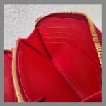 Prada Zippy Wallet Red Saffiano Leather with Gold Hardware #RRCL-1 - Image 24