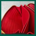 Prada Zippy Wallet Red Saffiano Leather with Gold Hardware #RRCL-1 - Image 21