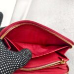 Prada Zippy Wallet Red Saffiano Leather with Gold Hardware #RRCL-1 - Image 17
