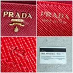 Prada Zippy Wallet Red Saffiano Leather with Gold Hardware #RRCL-1 - Image 14